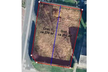 Baugrundstück für DHH mit genehmigter Bauvoranfrage in Brüggen
