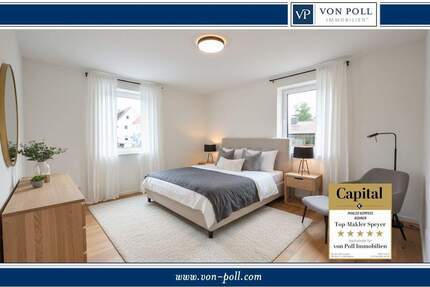 Zum Erstbezug - Große sanierte Wohnung mit Sonnenbalkon im Hochparterre - Limburgerhof