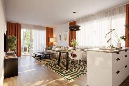 Wohn-Oase mit Terrasse und Privat-Garten im Erstbezug - Zeuthen