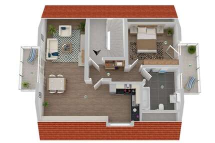 Wohnung zum Mieten in Ingolstadt 1.130,00 € 62.5 m²