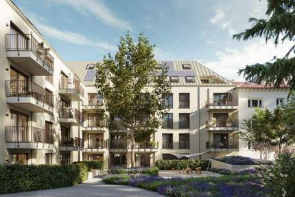 Lichtdurchflutete 2-Zimmer-Neubauwohnung mit Süd-Balkon und Loggia - Stuttgart / Bad Cannstatt