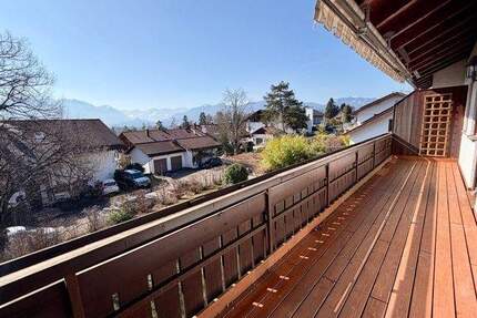 Murnau: 2-Zimmer-Wohnung mit wunderschönem Bergblick - Murnau am Staffelsee Hechendorf