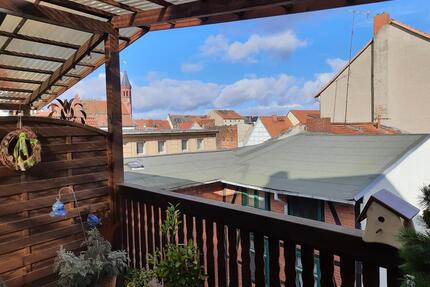 Perleberg Zentrum 2 Zimmer große Terrasse