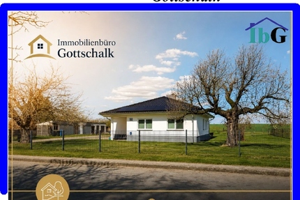 Ländliche Ruhe trifft moderneTechnik- Energiesparender Neubau-Bungalow - Falkenberg