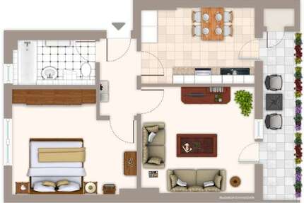 Wohnung zum Mieten in Mönchengladbach 529,00 € 52.68 m²