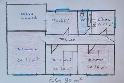 400€ je 3 WG Zimmer ab 1.6.26 zu vermieten zzgl NK+Heizkosten 60€ - Würzburg