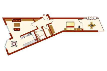 Wohnung zum Mieten in Karlsruhe 850,00 € 72.22 m²