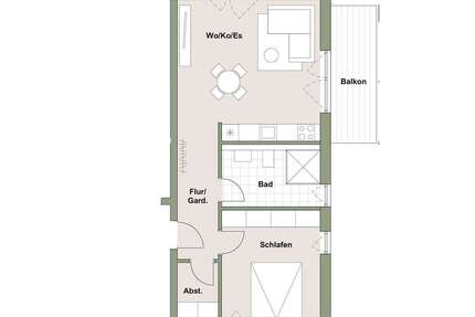 Wohnung zum Kaufen in Bruchsal 319.000,00 € 58.3 m²