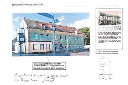 Magdeburg: Eckhaus m. Baugenehmigung (7 WE) & saniert. Gewerbe