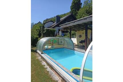 LANDHAUS, IDYLLE, SAUNA, POOL, GÄSTEHAUS - Diefenbach