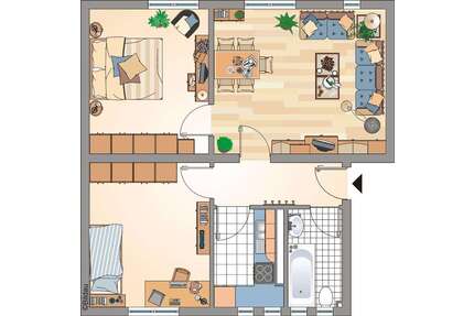 Wohnung zum Mieten in Recklinghausen 236,95 € 56.8 m²
