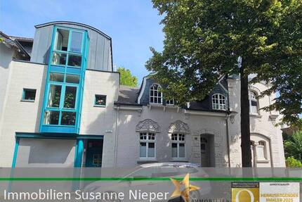 Moderne Architektur trifft auf charmante Baukunst – Häuserensemble aus 2 Einfamilienhäuser, Einliegerwohnung + Fabrikgebäude - Solingen Solingen-Mitte