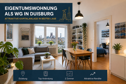 Wohnung zum Kaufen in Duisburg 131.670,00 € 59 m²