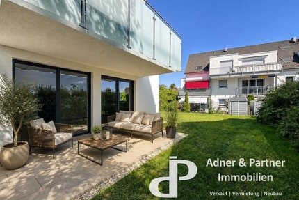 **TERRASSENWOHNUNG MIT PRIVATGARTEN UND EINBAUKÜCHE IN THUNE-ERSTBEZUG** - Braunschweig