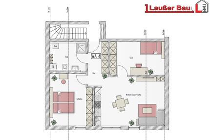 Neubau DG 3-Zi. Wohnung Zentral ab sofort - Schwandorf