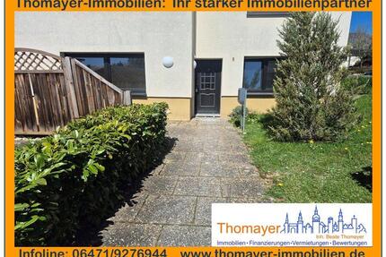 Schöne ebenerdige 2-Zimmer-Wohnung mit eigenem Zugang, Terrasse und Garage in Weilburg!!!