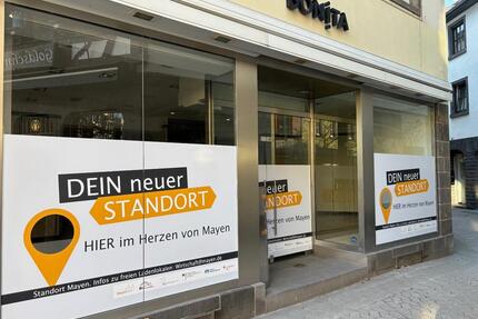 Ladengeschäft in Mayen Fußgängerzone