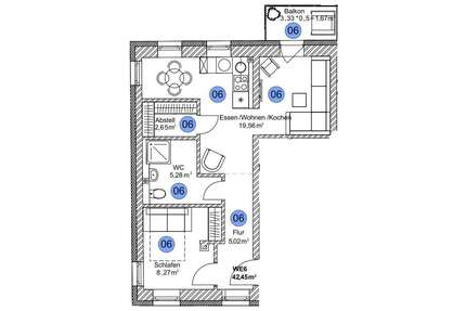 Wohnung zum Kaufen in Fridingen an der Donau 143.000,00 € 42.45 m²