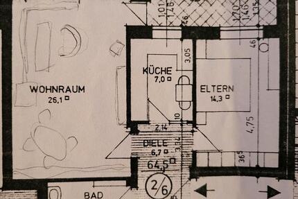 Erstbezug nach Renovierung! 2- Zimmer Wohnung mit Südbalkon - Bad Nenndorf