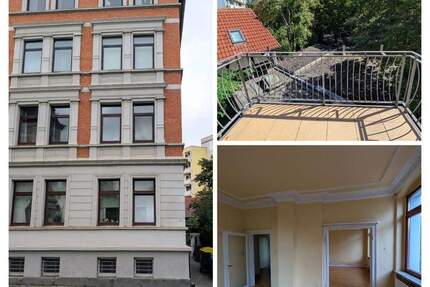 BS Innenstadtnah: 5-Zi. Altbau Wohnung im 1. OG von Privat: BLK, Stuck, Parkett, Garten - Braunschweig