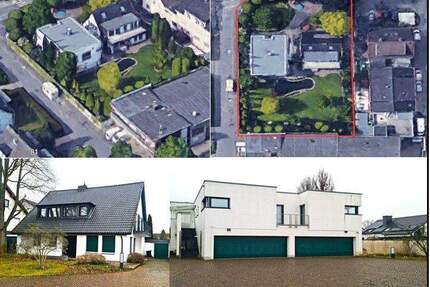 Exklusives Immobilienensemble (2 Einfamilienhäuser) auf großzügig angelegtem Grundstück - Niederkassel