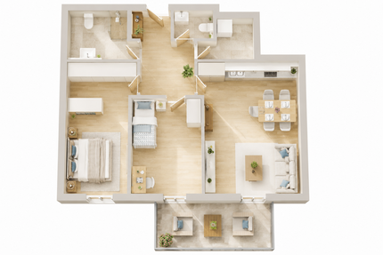 Wohnung zum Kaufen in Scheyern 448.000,00 € 80.45 m²