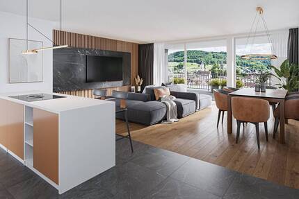 EXTRAVAGANT ! ° W10 ° 3.5-ZWG ° 1.OG ° Süd-Ost-West SONVIDA - Dreispitz Laufenburg - Laufenburg (Baden)