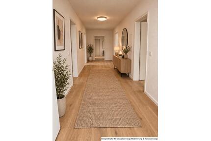 Frisch renovierte 4Zi-Wohnung, 120qm, 3x SZ, EBK, Tageslichtbad - Sand am Main