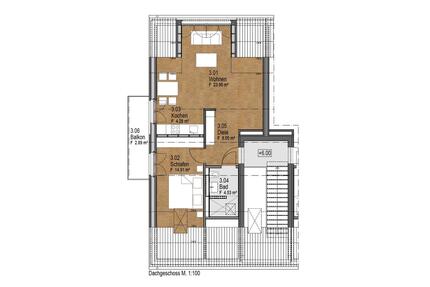 2-Zimmer-Wohnung im Neubau am Clemens-Hospital, Münster