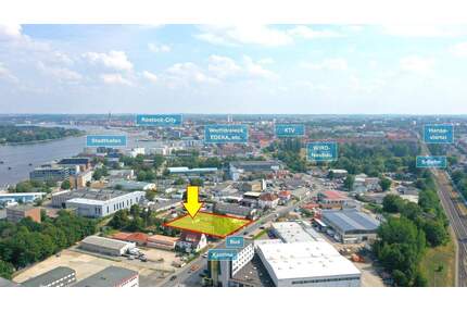 Ideal für Hundeschulen und Hundetraining - 430 m² eingezäunte Außenfläche mit Büro- und Lageroption - Rostock Kröpeliner Tor-Vorstadt