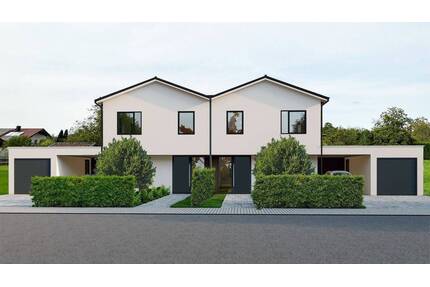 Neubau Doppelhaushälfte (KfW 40) mit PV & Wärmepumpe | ca. 143 m² | Tiefenbach bei Passau