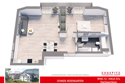 DOMIZIL ROSENGARTEN -2 Zi Wohnung -WHG15 - Garmisch-Partenkirchen