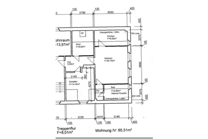 schöne helle 3-Raumwohnung - 620,00&nbsp;EUR Kaltmiete, ca.&nbsp; 65,00&nbsp;m&sup2; in Mirow (PLZ: 17252)