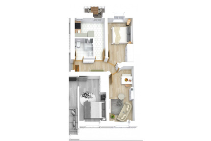 2-Raum-Wohnung nähe Uniklinik - 370,00&nbsp;EUR Kaltmiete, ca.&nbsp; 43,00&nbsp;m&sup2; in Magdeburg (PLZ: 39120) Hopfengarten