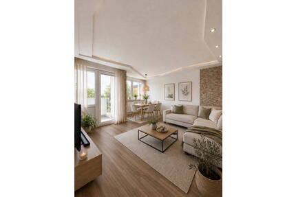 Modern renovierte 3-Zimmer-Wohnung mit Balkon & Aufzug in Köln-Pesch, provisionsfrei - Köln Pesch