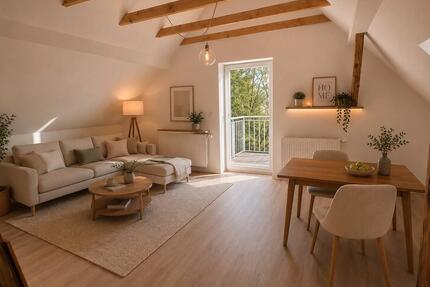 Frisch renovierte 2-Zimmer-Wohnung mit Balkon (Süd) & Einbauküche - Heide
