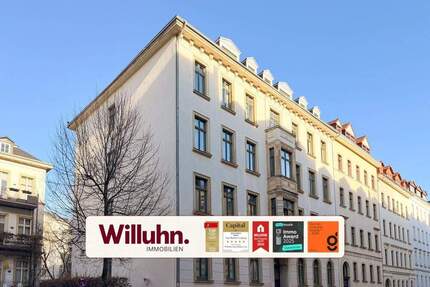 Stilvolle 2-Zimmer-Wohnung im Zentrum-West mit Balkon & Aufzug - Leipzig