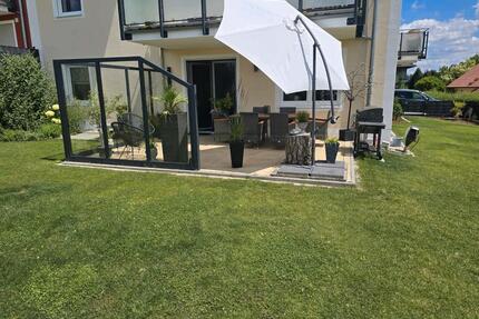 Wohnung mit Garten, Terrasse und Blick ins Grüne - Mainburg