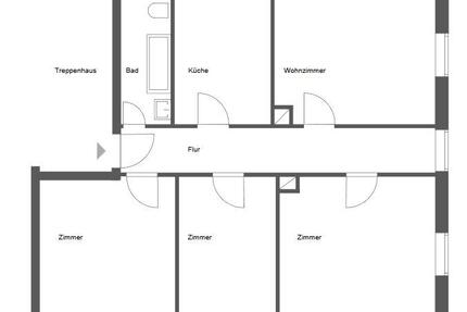 Grenznahe, helle 4-Zimmer-Wohnung mit Weitblick - Gottmadingen