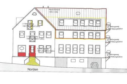 Projektpaket: Bestandsgebäude mit Baugenehmigung zum Umbau als Mehrfamilienhaus! - Bad Mergentheim Dainbach