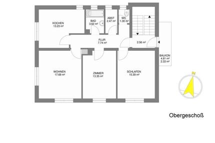 Charmante 3 Zimmer Wohnung (1.OG) in Ulm