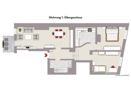 Schöne 80 m² Wohnung in Mihla - 520,00&nbsp;EUR Kaltmiete, ca.&nbsp; 80,00&nbsp;m&sup2; in Amt Creuzburg (PLZ: 99831)