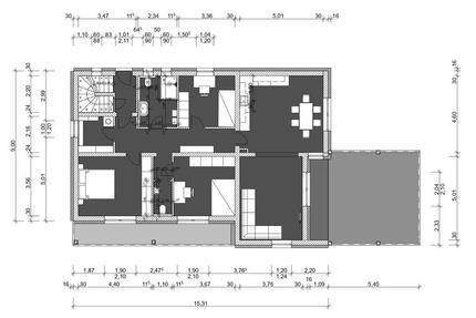 4-Zimmer Wohnung, 132 qm, Dachterrasse, Balkon, Wohnküche, Garten - Cham