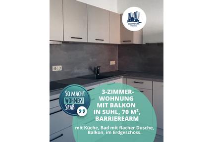 Wohnung zum Mieten in Suhl 400,00 € 70.3 m²