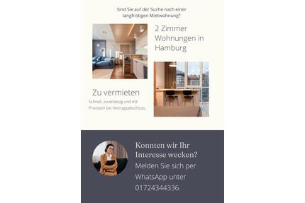 2 Zimmer Wohnungen in Hamburg - 1.202,00&nbsp;EUR Kaltmiete, ca.&nbsp; 55,00&nbsp;m&sup2; in Hamburg (PLZ: 22045) Wandsbek
