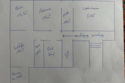4,5-Zimmer-Wohnung mit großer Terrasse in Hahnbach zu vermieten