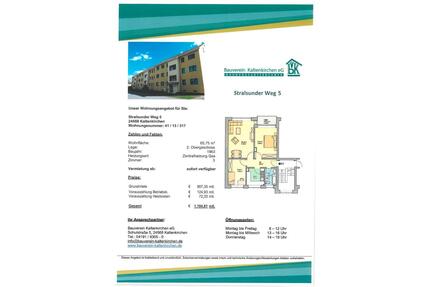 komplett modernisierte 3-Zimmer Wohnung in ruhiger Lage von Kaltenkirchen
