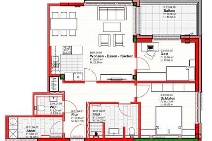 Topmoderne Oberwohnung mit Balkon im Zentrum von Garrel!
