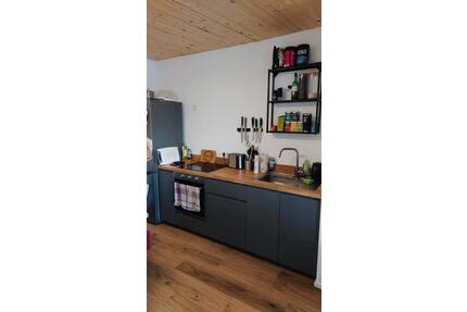 Moderne 2-Zimmer-Wohnung im modernen Massivholzhaus - Neubrunn