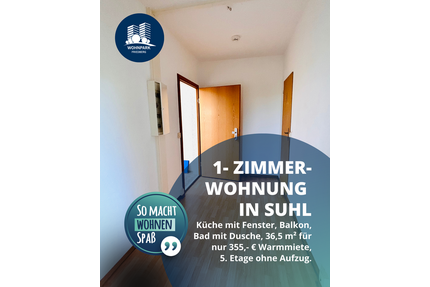 Wohnung zum Mieten in Suhl 195,00 € 36.5 m²